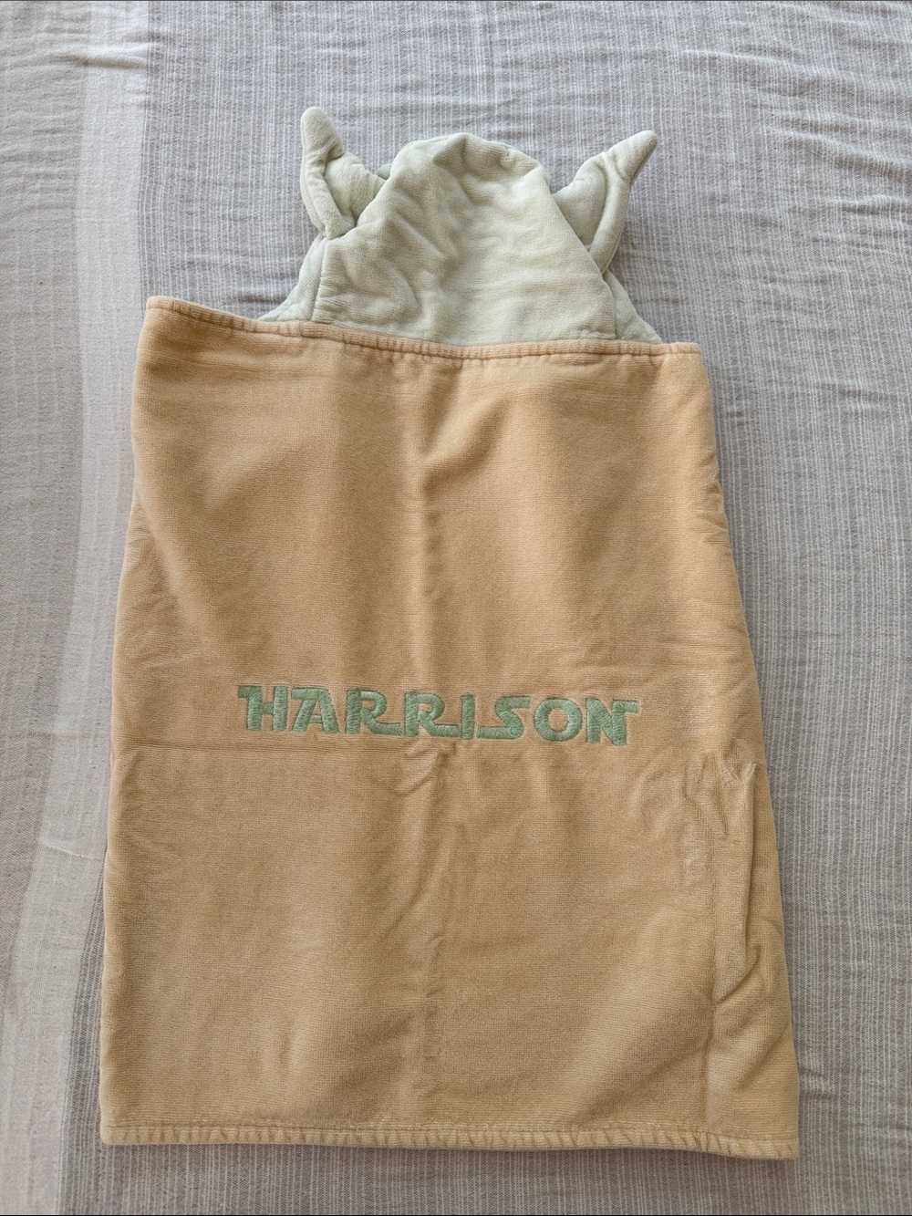Pottery Barn Kids Star Wars Towel Harrison Embroidered Name